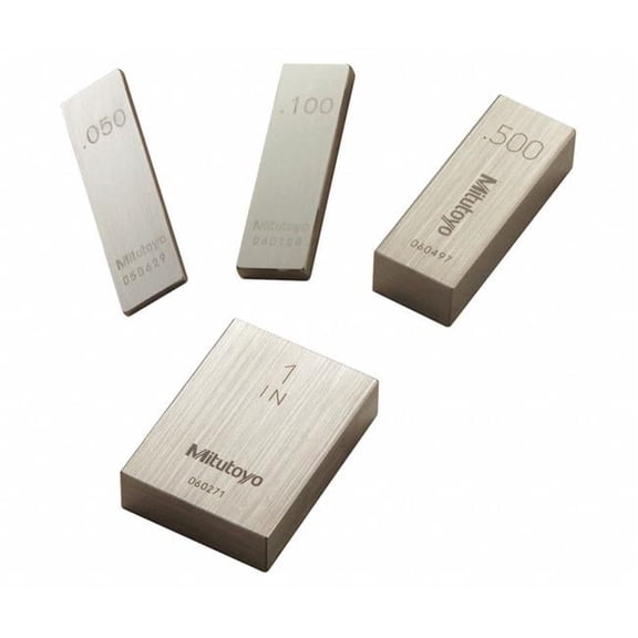 Mitutoyo 611310-531 0.010 in. Rectangular Steel ASME Grade 0 Gage Block