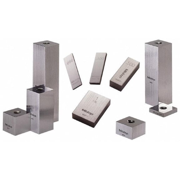 Mitutoyo 614219-531 0.95 in. Square Steel ASME Grade 0 Gage Block