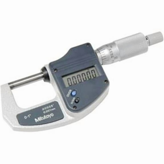 Mitutoyo 293-831-30 Digimatic 0-1""/25.4MM  Digital Micrometer W/Ratchet Stop Th