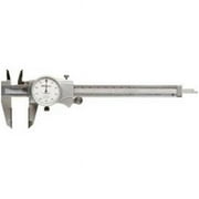 Mitutoyo Dial Caliper,0-6 In,Carbide Jaws 505-738