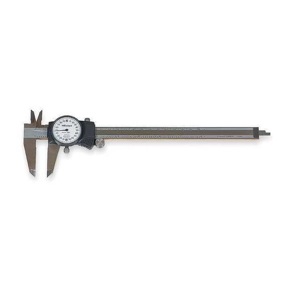 Mitutoyo Dial Caliper,0-8 In,Dial A 505-741J