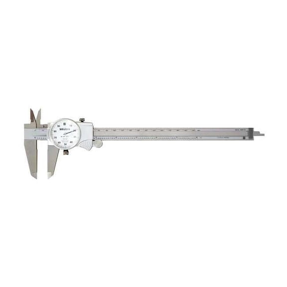 Mitutoyo Dial Caliper,0 to 8" Range,0.001 505-743J