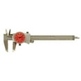 thumbnail image 1 of Mitutoyo Dial Caliper,6 In,Red,0.100 In/Rev 505-742-54J, 1 of 1