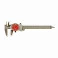 thumbnail image 1 of Mitutoyo Dial Caliper,6 In,Red,0.100 In/Rev 505-742-54J, 1 of 1