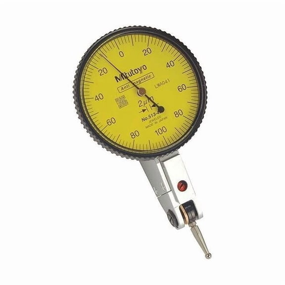 Dial Test Indicator,40mm Dial,Yellow 513-405-10H