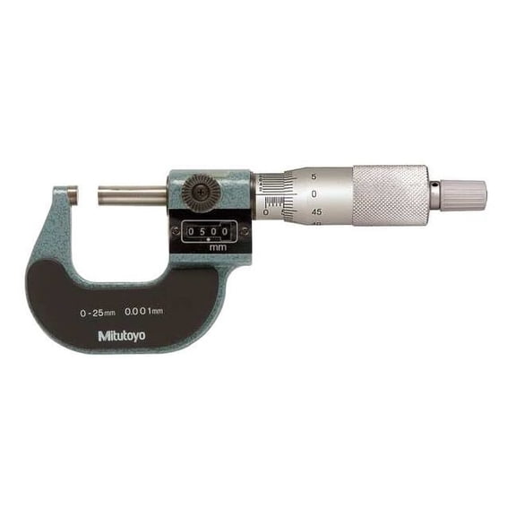 Mitutoyo Digital Micrometer,Outside,0 to 25mm 193-111