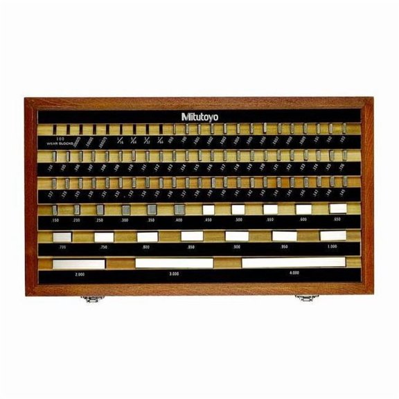 Mitutoyo Gage Block Set,ASME 0,0.050-4,81Pc 516-902-26