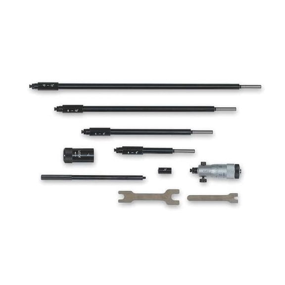 Mitutoyo Inside Micrometer,2 to 12" 141-233