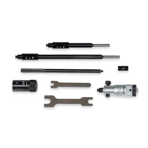 Mitutoyo Inside Micrometer,2 to 8" 141-208