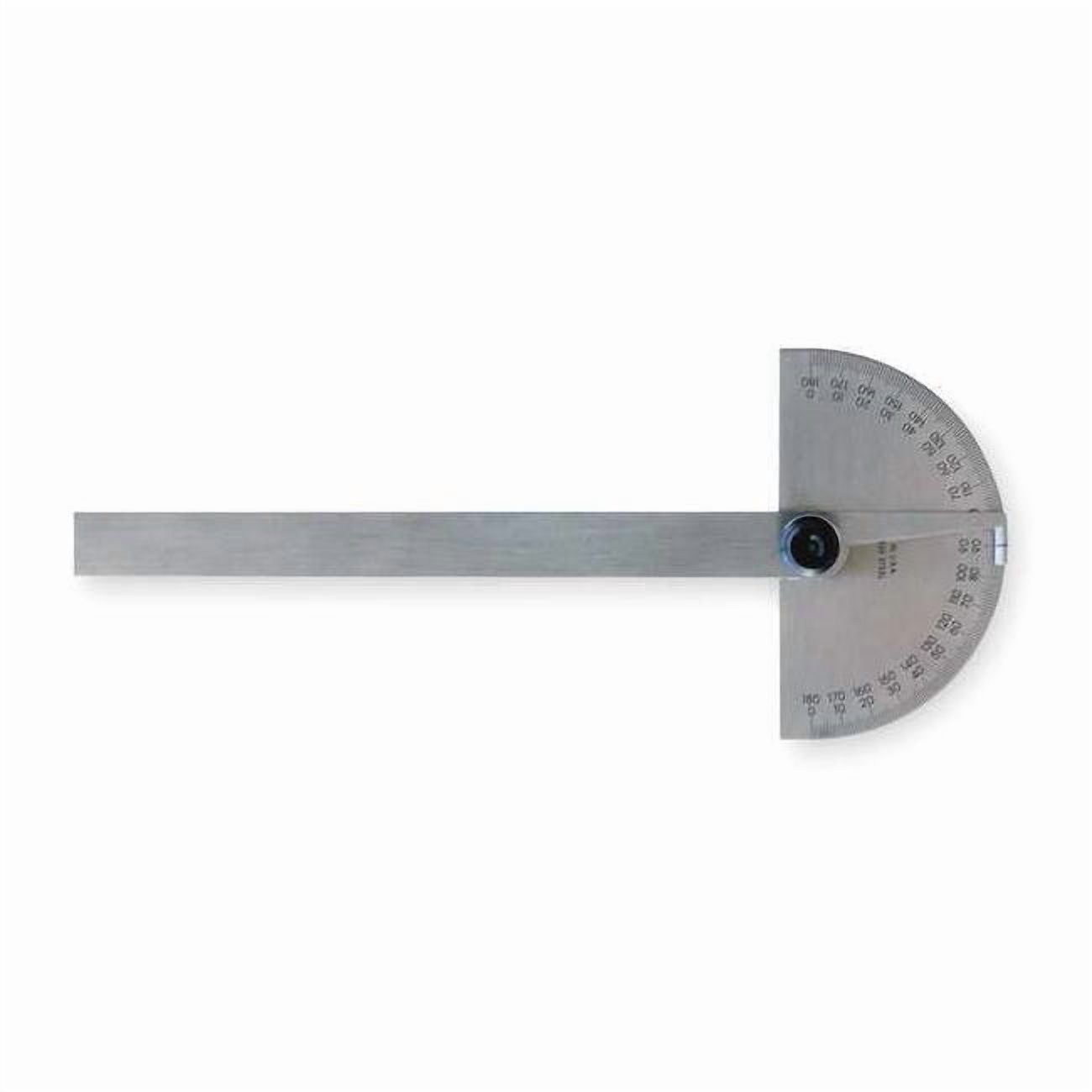 Protractor, Semi-Circular, 6 In, Non-Grad 968-202