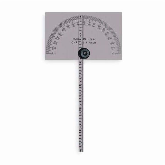 Mitutoyo Protractor,Rectangular,6 In,1/64 Grad 968-203