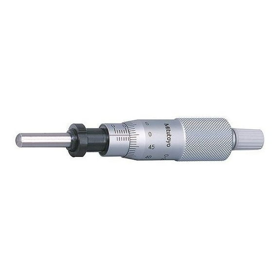 Mitutoyo Micrometer Head,0 to 25mm Range,Steel 150-802