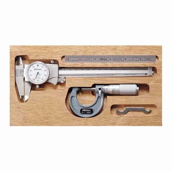 Precision Measuring Tool Kit,3 Pc 64PKA068B