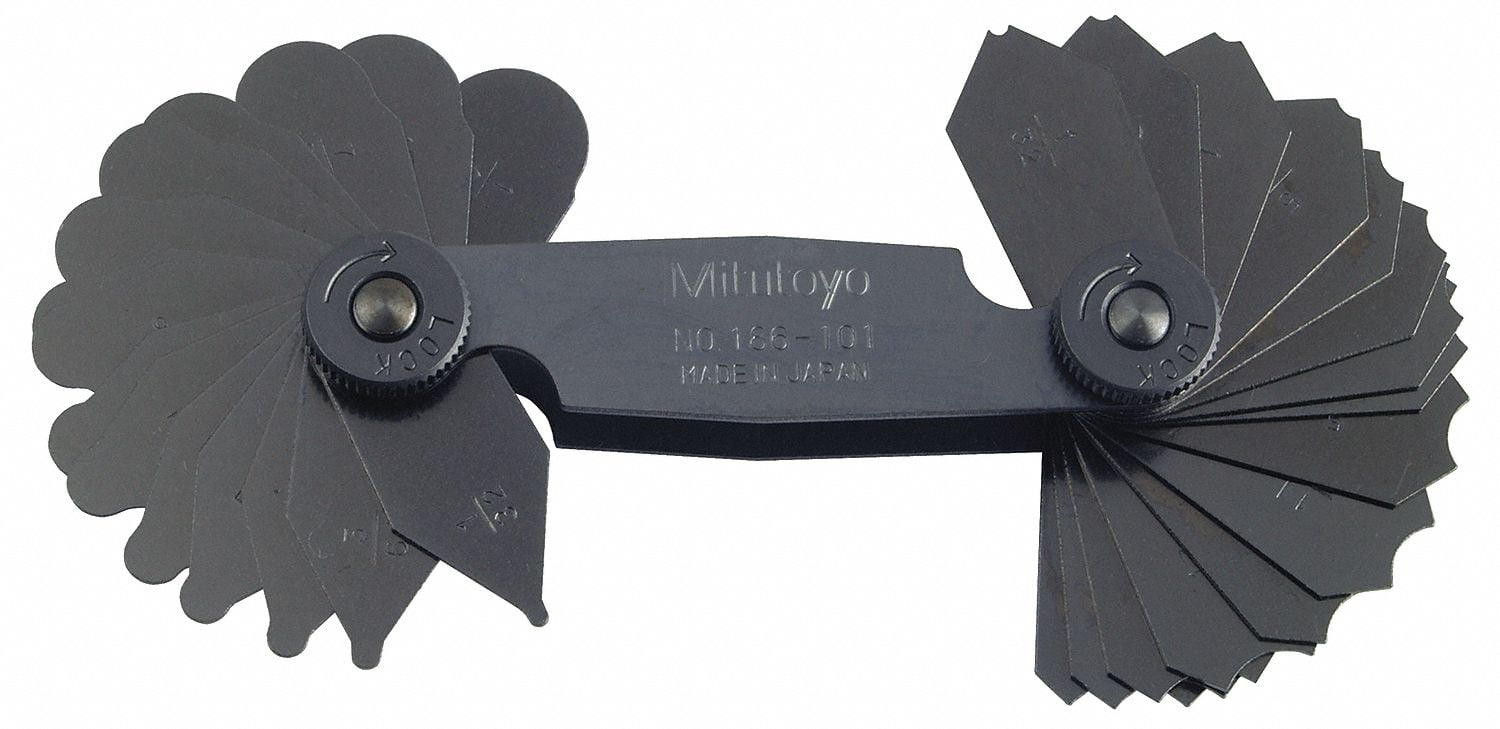 Mitutoyo Radius Gauge Set 186101