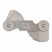 Mitutoyo Radius Gage Set,17/64 to 1/2,32 Leaves 186-102
