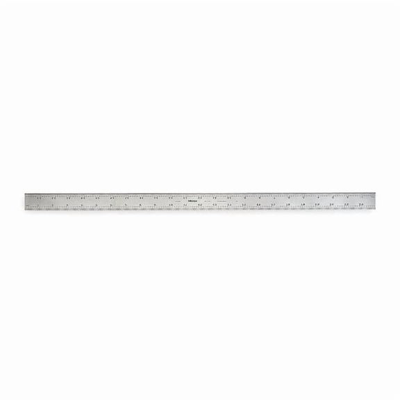 Steel Rule, 24 In, 4R, 13/16 In W