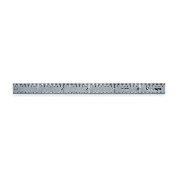 Mitutoyo Rule,Steel,6 In,3r 182-204