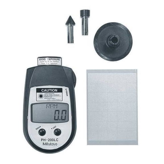 Mitutoyo Tachometer,6 to 25,000 rpm 982-552