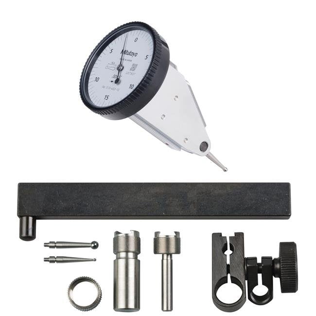 Mitutoyo Vertical Dial Test Indicator Full Set Black 0.03 in