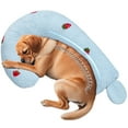 Mity rain Dog Pillow, Question Mark Dog Calming for Spin, Ultra Soft