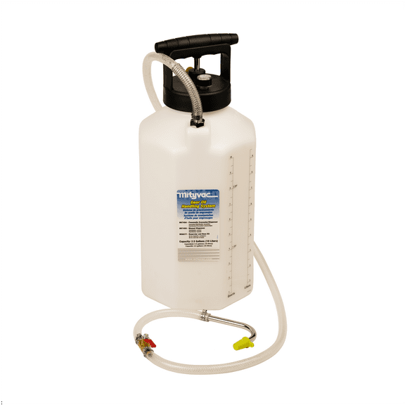Mityvac MV7455 2.5 Gallon Manual Gear Oil Compressed Air Dispenser with Wand