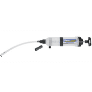 Mityvac MVA6852 1.5 Liter Fluid Evacuator Extractor and Dispensing Syringe, Twist-valve, Dual-seal Piston, MVA7218 Rubber ATF Adapter, For Master Cylinders, Transaxles, Power Steering and Coolant