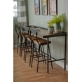 thumbnail image 1 of Napa East 5 Piece Farmhouse Wood Pub Dining Table Set, Light Brown, 1 of 21