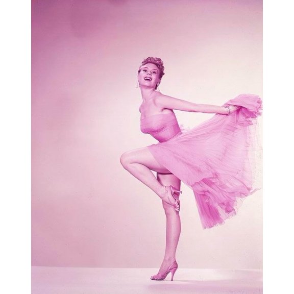 Mitzi Gaynor - Posed With Knee Up Photo Print (8 x 10) - Item # DAP18989