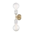 thumbnail image 1 of Mitzi H120102 Asime 2 Light 5" Wide Wall Sconce - Brass, 1 of 10