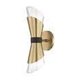 thumbnail image 1 of Mitzi H130102 Angie 2 Light 4-3/4" Wide Led Wall Sconce - Brass, 1 of 9
