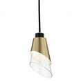 thumbnail image 1 of Mitzi H130701 Angie 1 Light 4-3/4" Wide Led Mini Pendant - Brass, 1 of 5