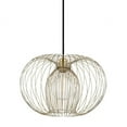 thumbnail image 1 of Mitzi H181701l Jasmine 1 Light 17" Wide Pendant - Brass, 1 of 10