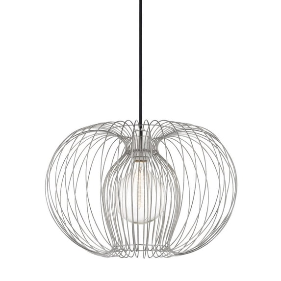 Mitzi H181701l Jasmine 1 Light 17" Wide Pendant - Nickel
