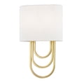 thumbnail image 1 of Mitzi H210102 Farah 2 Light 13-1/2" Tall Wall Sconce - Brass, 1 of 2