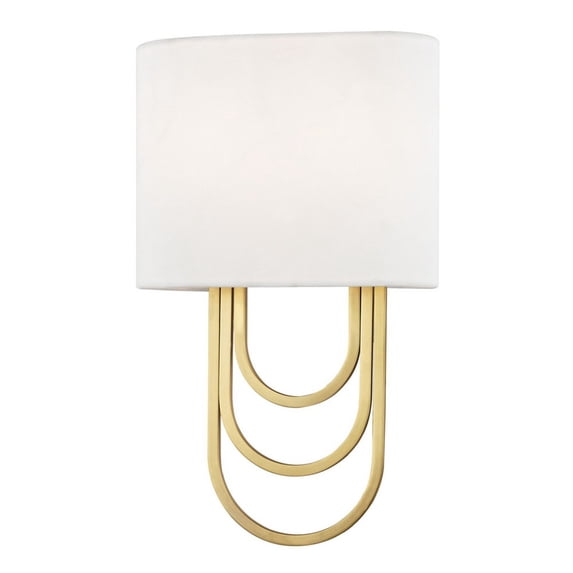 Mitzi H210102 Farah 2 Light 13-1/2" Tall Wall Sconce - Brass