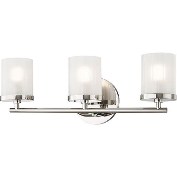 Mitzi H239303 Ryan 3 Light 17-1/2" Wide Bathroom Vanity Light - Nickel