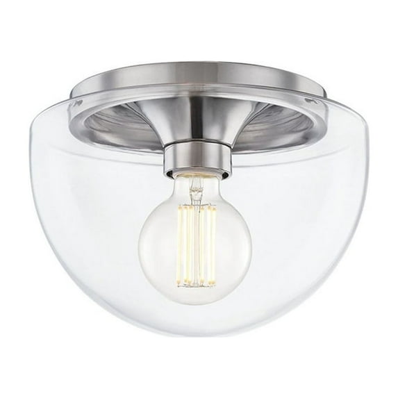 Mitzi H284501S PN One Light Flush Mount Grace