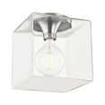 thumbnail image 1 of H284501SQL-PN-Mitzi-Grace-1-Light Large Square Flush Mount in Style-10 Inches Wide by 10.75 Inches High-Polished Nickel Finish, 1 of 2