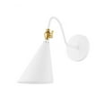 thumbnail image 1 of H285101-AGB/SWH-Mitzi-Lupe - 1 Light Wall Sconce In Transitional Essentials and Thoughtful Simplicity Style-12 Inches Tall and 6.25 Inches Wide-Aged, 1 of 5
