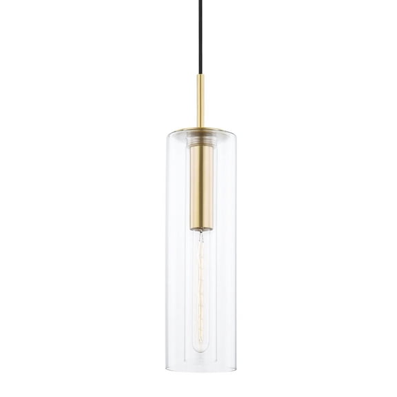 Mitzi H415701b Belinda 5" Wide Mini Pendant - Brass