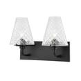 thumbnail image 1 of Mitzi H495302 Irene 2 Light 14" Wide Bathroom Vanity Light - Black, 1 of 1