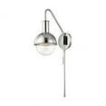 thumbnail image 1 of Mitzi Hl111101 Riley 1 Light 12" High Wall Sconce - Nickel, 1 of 10