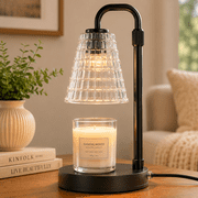 Mitzzllc Candle Warmer Lamp with Timer,Dimmer and Adjustable Height for Large Jar Candles,Includes 2 GU10 Bulbs
