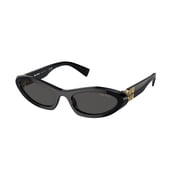 Miu Miu MU 09YS Acetate Womens Cat Eye Sunglasses Black 54mm Adult
