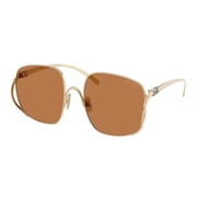 Miu Miu MUA57S ZVN90Q 57mm Square Sunglasses Women's Gold
