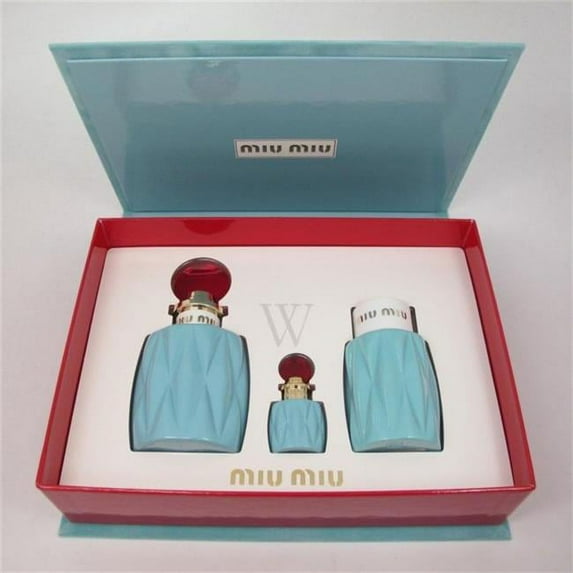 Miu Miu Perfume Gift Set for Women, 3 Pieces