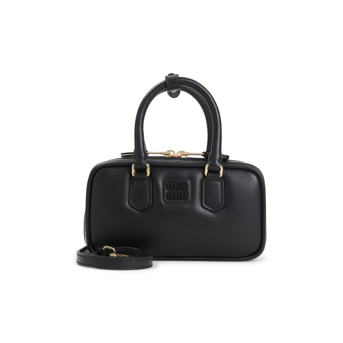 ショルダーバッグ・ポシェット Miu Miu Compact Structured Shoulder Bag In Smooth Calf Miu Miu Women's Compact Structured Shoulder Bag In Smooth