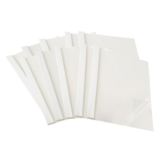 Miulika 10 Pieces Thermal Binding Covers Paper File Protector for Documents Business 0.2cmx29.8cmx21.2cm