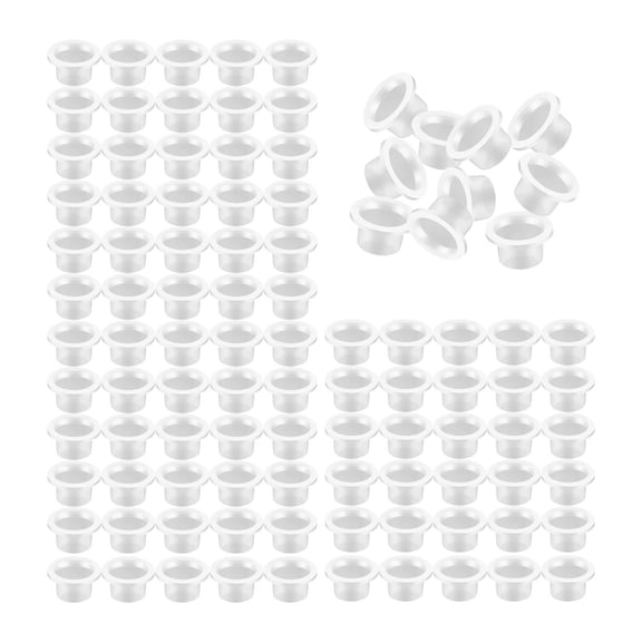 Miulika 100 Pieces Faucet Leakproof Sealing Gaskets Silicone Pipe Sealing Rings Repair Maintenance Faucet Washers for Pipe Clear