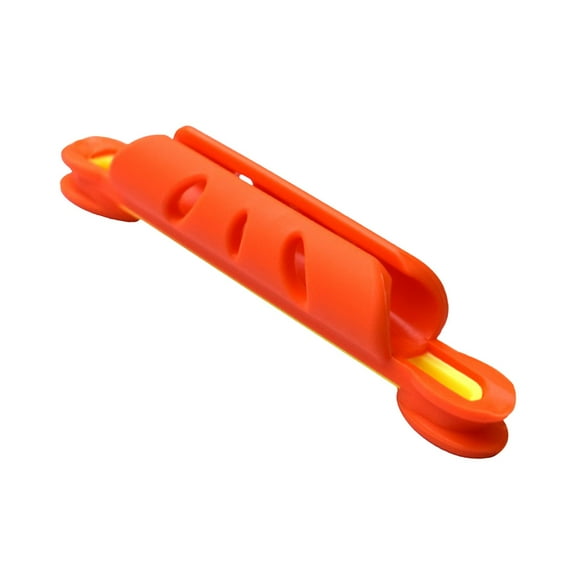 Miulika 10Pcs Fishing Coiling Plate Fishing Line Winding Board Easily Using Portable Fishing Line Holder for Kayaks Seafishing Fitments Orange
